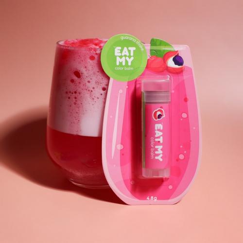 Ит Май Оттеночный бальзам для губ &quot;Шейк с гуараной&quot;, 4,8 г (Eat My, Smoothie), фото-4