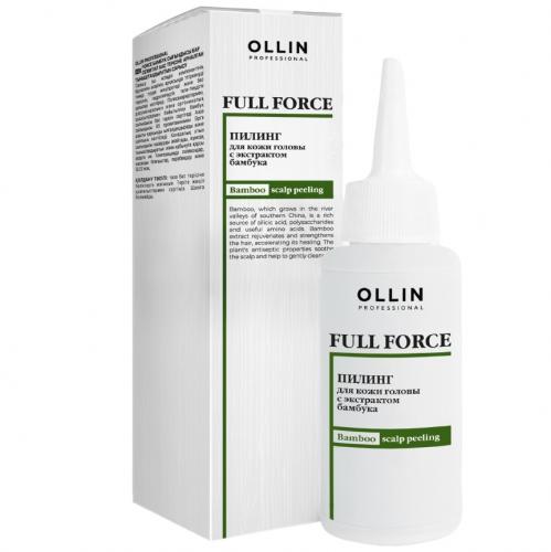 Оллин Пилинг с экстрактом бамбука для кожи головы, 80 мл  (Ollin Professional, Уход за волосами, Full Force)