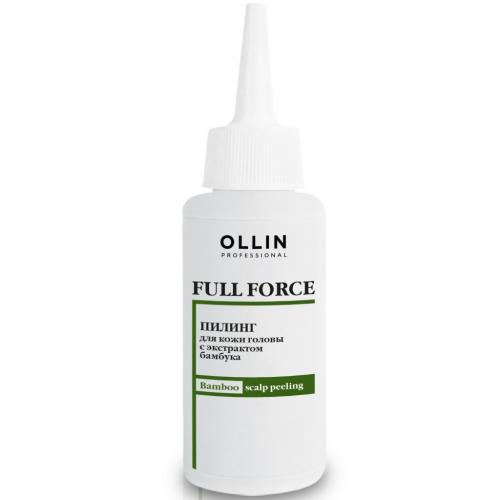 Оллин Пилинг с экстрактом бамбука для кожи головы, 80 мл  (Ollin Professional, Уход за волосами, Full Force), фото-2