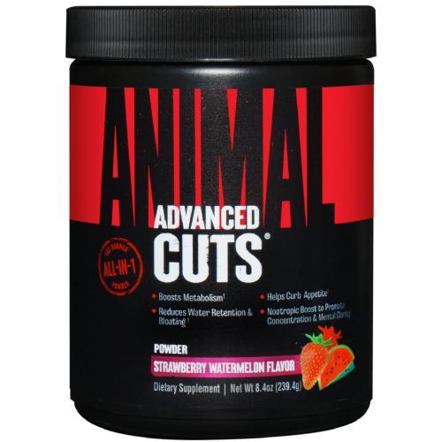 Энимал Комплекс для сжигания жира клубника-арбуз Universal Nutrition Cuts Powder, 239,4 г (Animal, Жиросжигатели)