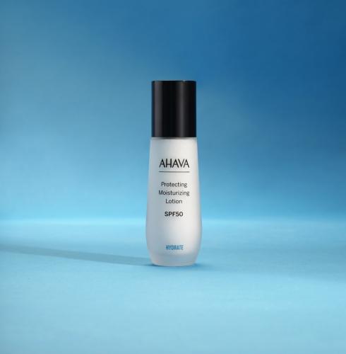 Ахава Увлажняющий лосьон для лица Protecting Moisturizing Lotion SPF50, 50 мл (Ahava, Time to hydrate), фото-2