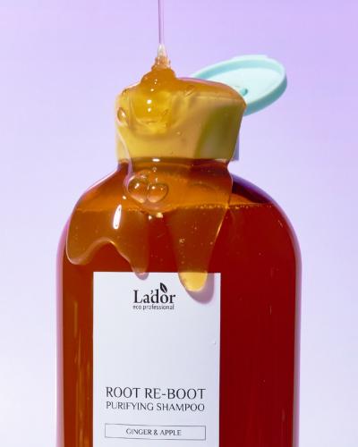 ЛаДор Шампунь для чувствительной и жирной кожи головы Purifying Shampoo &quot;Имбирь и яблоко&quot;, 300 мл (La'Dor, Root Re-Boot), фото-2