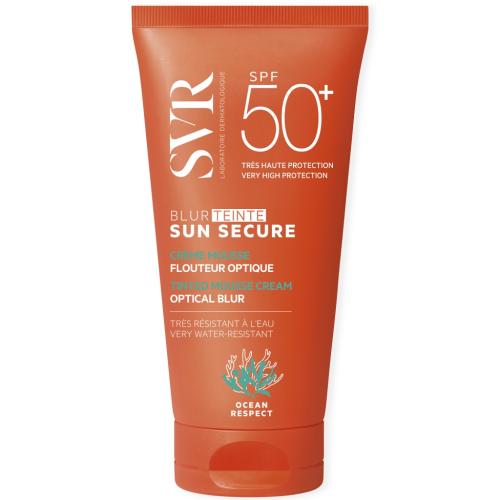 СВР Крем-мусс с эффектом фотошопа &quot;Безопасное солнце&quot; SPF50+ тон светлый, 50 мл (SVR, Sun Secure)