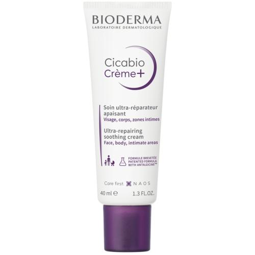 Биодерма Восстанавливающий и успокаивающий крем для лица и тела Creme+, 40 мл (Bioderma, Cicabio)