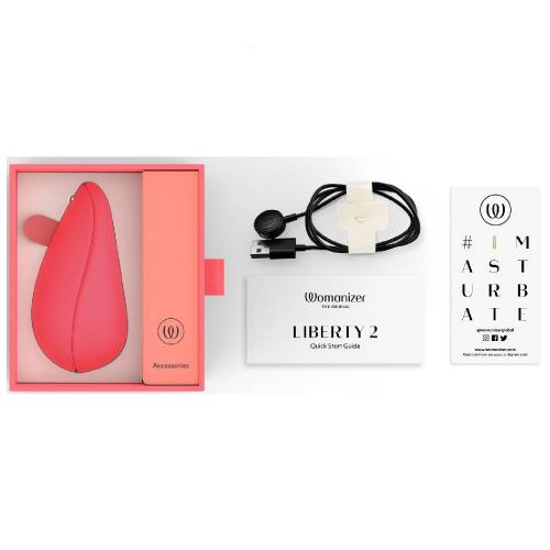 Вуманайзер Бесконтактный клиторальный стимулятор Liberty 2, розовый (Womanizer, Liberty), фото-8