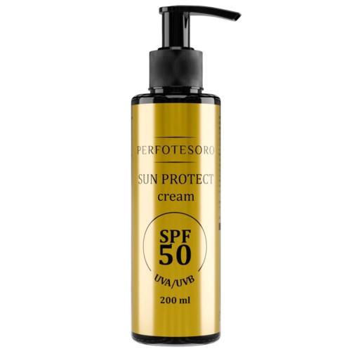 Перфотесоро Солнцезащитный крем для лица и тела Sun Protect Cream SPF50, 200 мл (Perfotesoro, )