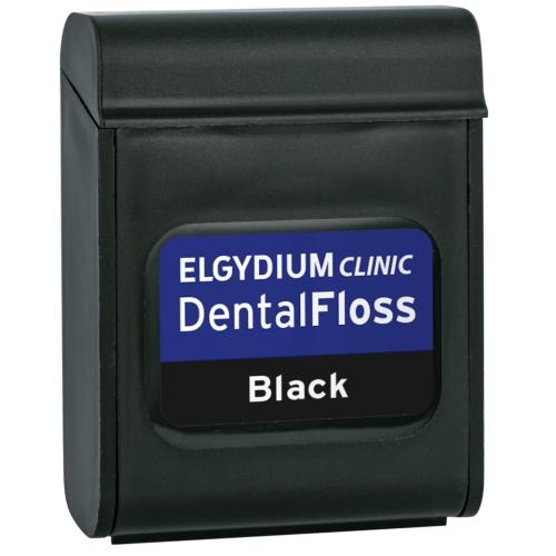 Эльгидиум Вощеная зубная нить DentalFloss черная, 50 м (Elgydium, ), фото-2