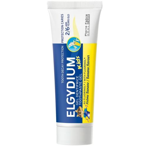 Эльгидиум Зубная паста-гель с ароматом банана для детей от 2 до 6 лет, 50 мл (Elgydium, ), фото-2