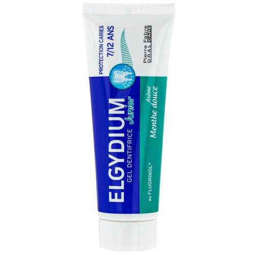 Эльгидиум Зубная паста-гель с ароматом мяты для взрослых и детей 7+, 50 мл (Elgydium, ), фото-2