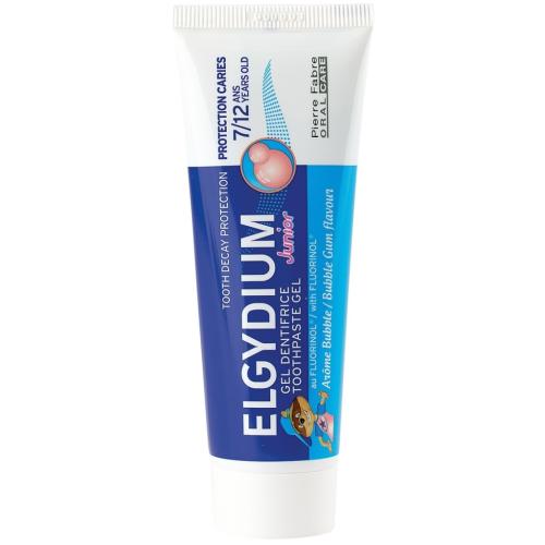 Эльгидиум Зубная паста-гель с ароматом bubble gum для взрослых и детей 7+, 50 мл (Elgydium, ), фото-2