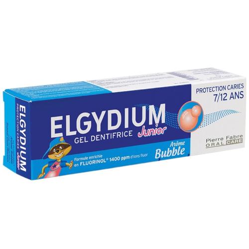Эльгидиум Зубная паста-гель с ароматом bubble gum для взрослых и детей 7+, 50 мл (Elgydium, )