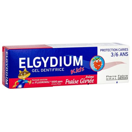 Эльгидиум Зубная паста-гель с ароматом клубники для детей от 3 до 6 лет, 50 мл (Elgydium, )