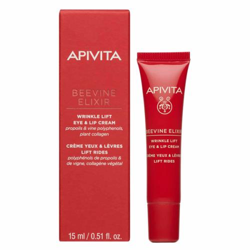 Апивита Крем-лифтинг для кожи вокруг глаз и губ, 15 мл (Apivita, Beevine Elixir)