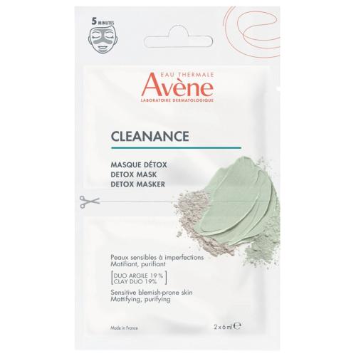 Авен Маска-детокс для глубокого очищения, 2 х 6 мл (Avene, Cleanance)