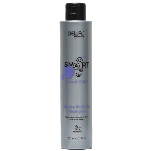 Деваль Косметикс Шампунь для платиновых оттенков блонд Protect Color Blonde Platinum Shampoo, 300 мл (Dewal Cosmetics, Smart)