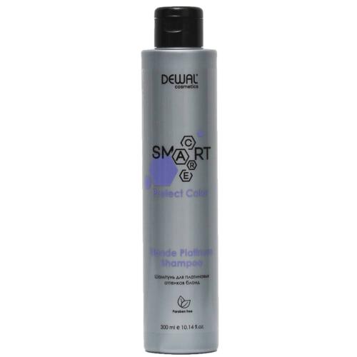 Деваль Косметикс Шампунь для платиновых оттенков блонд Protect Color Blonde Platinum Shampoo, 300 мл (Dewal Cosmetics, Smart)