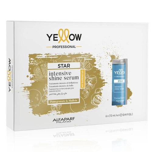 Еллоу Профешнл Сыворотка для придания интенсивного блеска волосам, 6 ампул x 13 мл (Yellow Professional, Star)