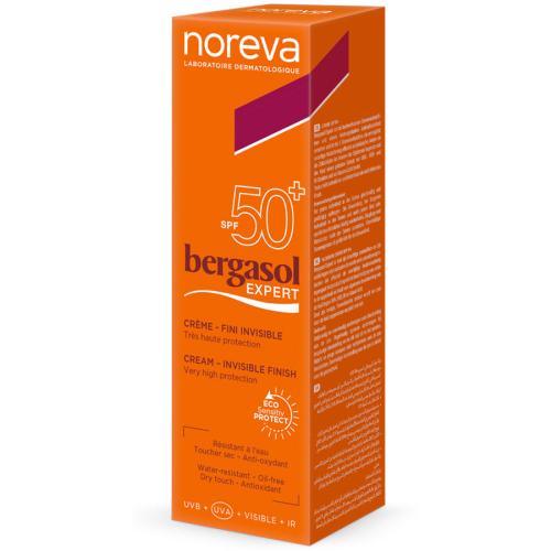 Норева Солнцезащитный крем для лица SPF50+, 50 мл (Noreva, Bergasol), фото-2