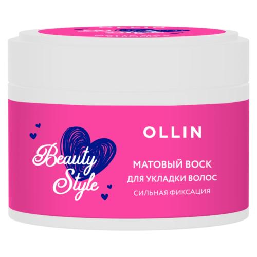 Оллин Матовый воск для укладки волос сильной фиксации, 50 г (Ollin Professional, Уход за телом и волосами, Beauty Style), фото-2