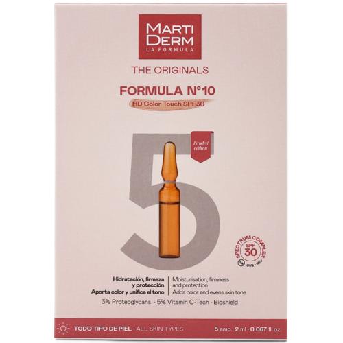 Мартидерм Ампулы «Формула №10 HD Color Touch SPF30», 5 х 2 мл (Martiderm, Originals)
