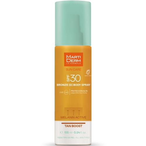 Мартидерм Солнцезащитный двухфазный спрей для тела Bronze SPF30, 155 мл (Martiderm, Sun Care)