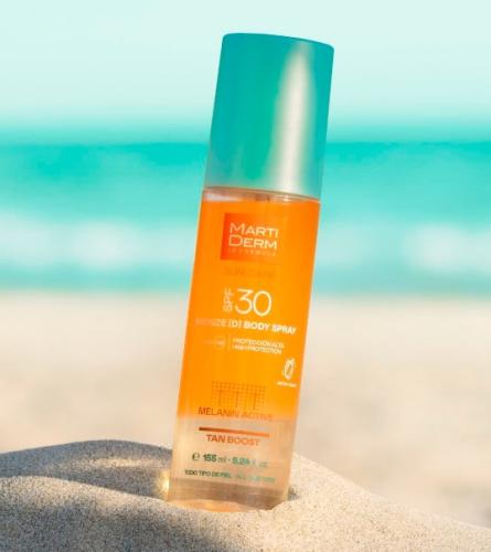 Мартидерм Солнцезащитный двухфазный спрей для тела Bronze SPF30, 155 мл (Martiderm, Sun Care), фото-2