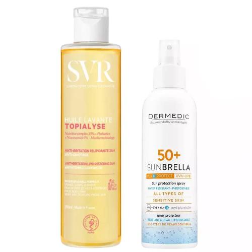 Соколор Бьюти Бокс Набор для всей семьи (солнцезащитное молочко SPF50 150 мл + мицеллярное масло 200 мл) (SocolorBeautyBox, Экспертные наборы Socolor)