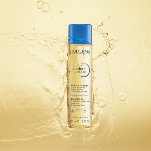 Биодерма Cухое масло для тела 2в1, 150 мл (Bioderma, Atoderm), фото-2