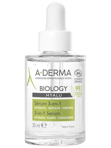 Адерма Сыворотка Hyalu 3в1 для хрупкой кожи, 30 мл (A-Derma, Biology)