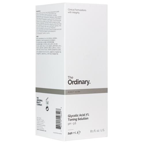 Ординари Тоник с гликолевой кислотой против воспалений и пигментации Glycolic Acid 7% Toning Solution, 240 мл (The Ordinary, ), фото-2
