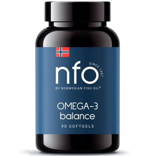 Норвегиан Фиш Ойл Комплекс Omega-3 Balance, 90 капсул х 500 г (Norwegian Fish Oil, Омега 3)