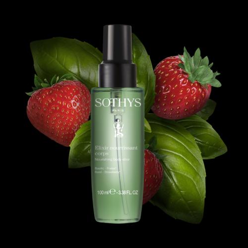 Сотис Париж Питательный эликсир для тела клубника-базилик, 100 мл (Sothys Paris, Seasonal Treatment), фото-2