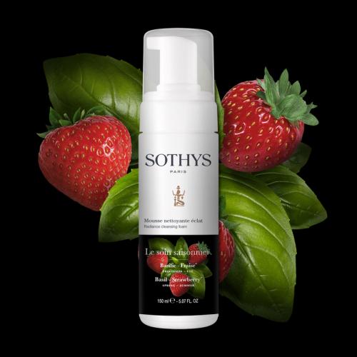 Сотис Париж Пенка для умывания с ароматом клубники и базилика, 150 мл (Sothys Paris, Seasonal Treatment), фото-2