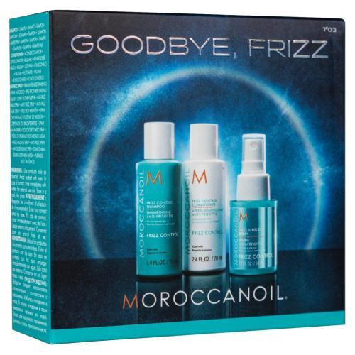 Морокканойл Набор для непослушных волос Goodbye Frizz (шампунь 70 мл+ кондиц 70 мл+ спрей-защита 50 мл) (Moroccanoil, Frizz Control), фото-2