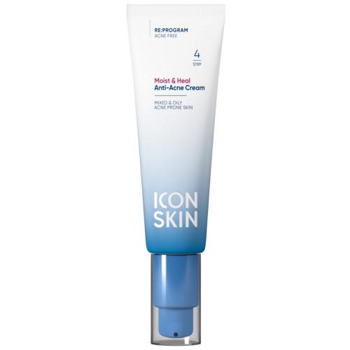 Айкон Скин Увлажняющий крем для кожи, склонной к акне Moist &amp; Heal, 50 мл (Icon Skin, Re:Program)