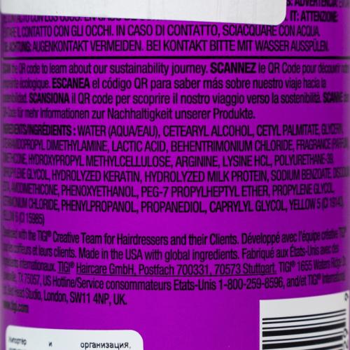 ТиДжи Кондиционер для блондинок Serial Blonde, 400 мл (TiGi, Bed Head), фото-4
