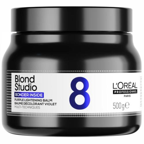 Лореаль Профессионель Фиолетовый осветляющий бальзам Bonder Inside, 500 г (L'Oreal Professionnel, Окрашивание, Blond Studio)