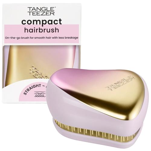 Тангл Тизер Расческа для всех типов волос Sweet Lilac &amp; Yellow Chrome (Tangle Teezer, Tangle Teezer Compact Styler)