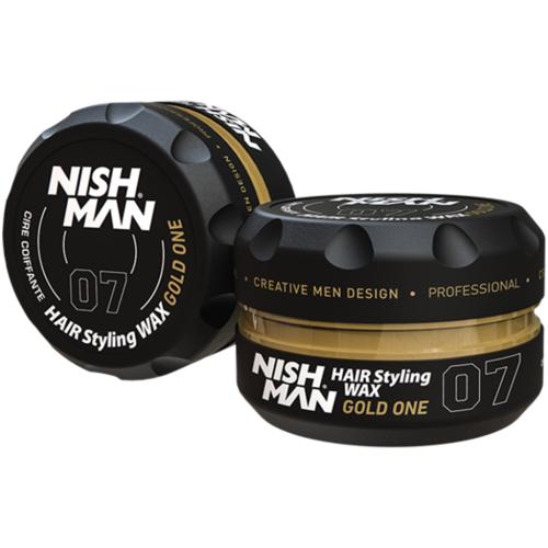 Нишмэн Воск для волос 07 Gold One с ароматом парфюма One Million, 30 мл (Nishman, Hair, Styling)