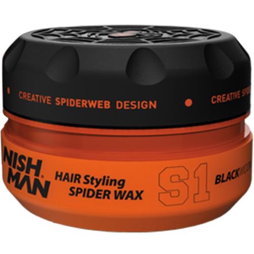 Нишмэн Воск-паутинка для волос S1 Black Widow, 100 мл (Nishman, Hair, Styling)