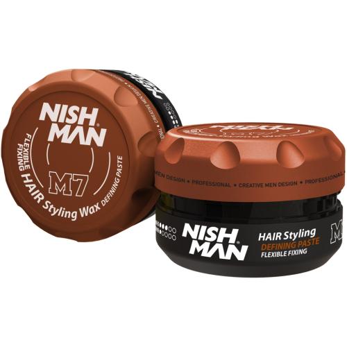 Нишмэн Матовая паста для волос гибкой фиксации M7 Flexible Fixing, 100 мл (Nishman, Hair, Styling)