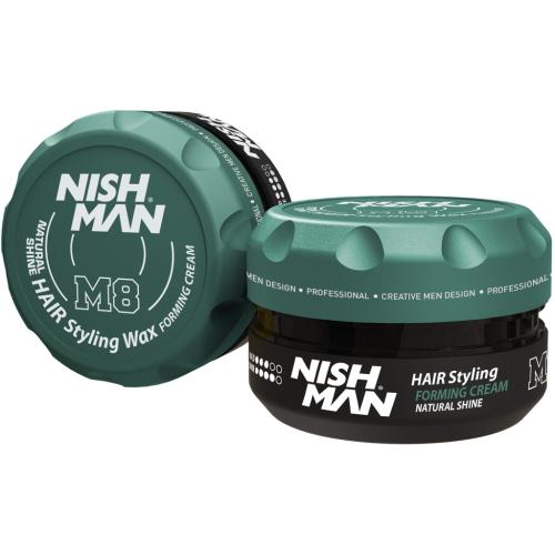 Нишмэн Матовый крем для волос M8 Natural Shine, 100 мл (Nishman, Hair, Styling)