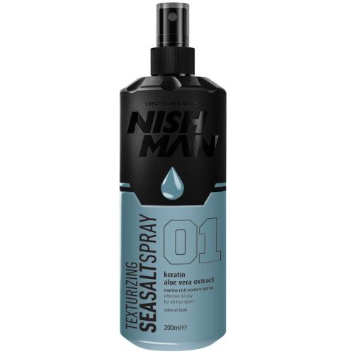 Нишмэн Cолевой спрей для волос sea salt spray 01 Texturizing, 200 мл (Nishman, Hair, Styling)