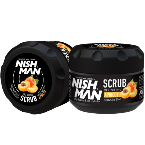 Нишмэн Cкраб для лица и тела «Абрикос», 300 мл (Nishman, Skin Care)