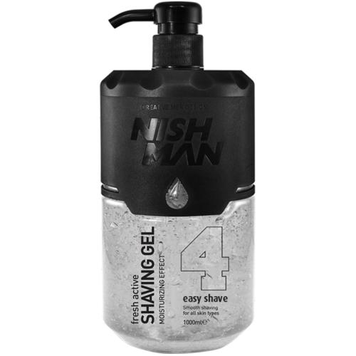 Нишмэн Увлажняющий гель для бритья 4 Easy Shave, 1000 мл (Nishman, Shaving)