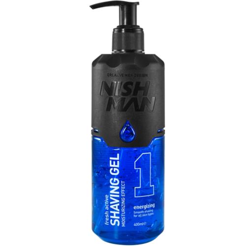 Нишмэн Увлажняющий гель для бритья 1 Energizing, 400 мл (Nishman, Shaving)