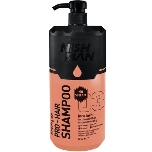 Нишмэн Профессиональный шампунь для волос 03 Inca Inci Complex, 1250 мл (Nishman, Hair, Care)