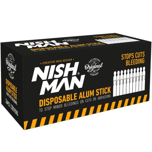 Нишмэн Алунитовые кровоостанавливающие  спички, 24 пачки х 20 шт (Nishman, Shaving & Care)