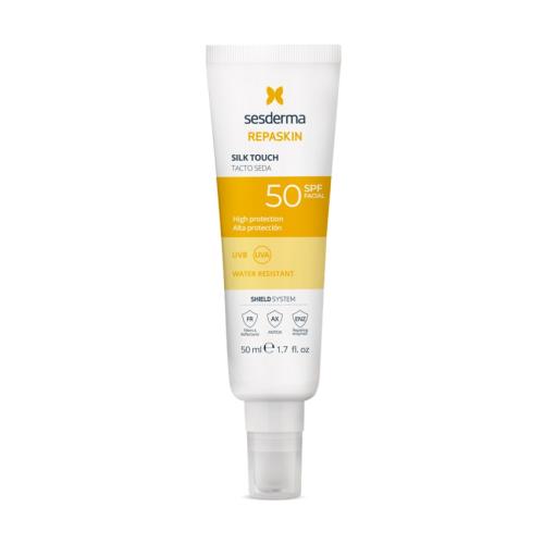 Сесдерма Солнцезащитный набор SPF50 (спрей для тела 200 мл + средство для лица 50 мл) (Sesderma, Repaskin), фото-2