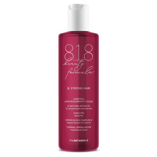 8.1.8 Бьюти Формула Шампунь для ежедневного ухода, 200 мл (8.1.8 Beauty Formula, B. Strong Hair), фото-2